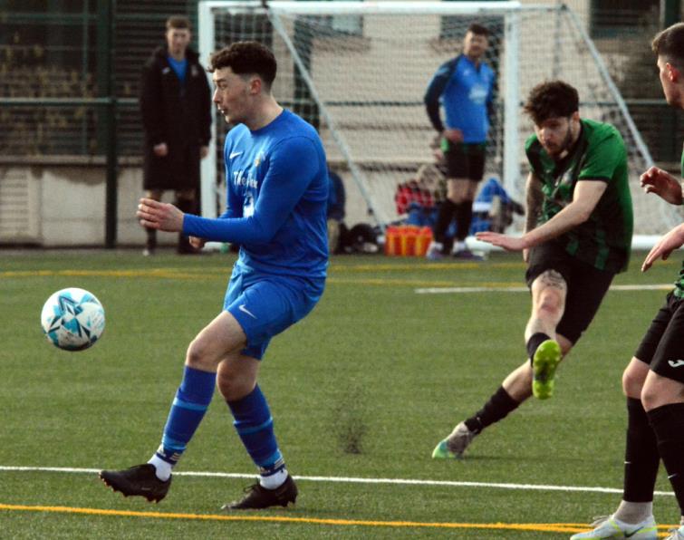 Leon Luby - scored twice for Hakin at Tish